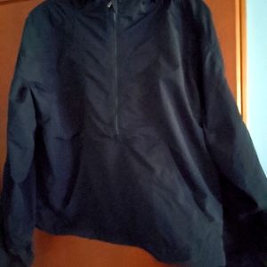Lululemon black Anorak windbreaker size 12